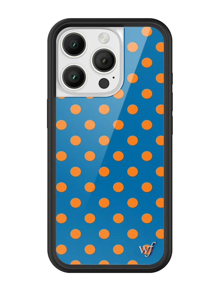 Polka Dot | Blue and Orange iPhone Case - Image 19