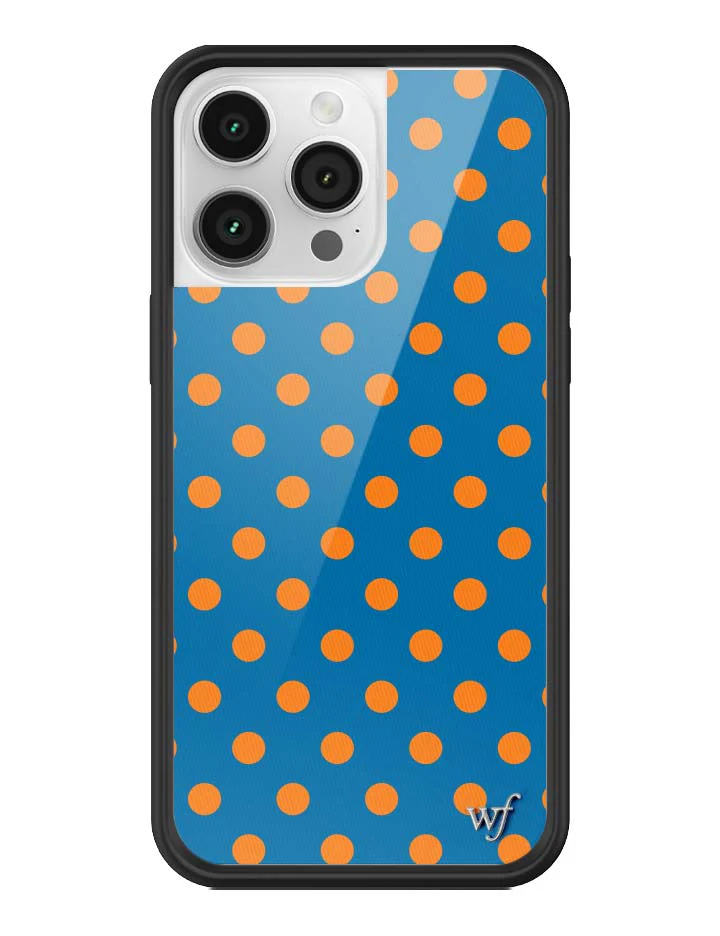 Polka Dot | Blue and Orange iPhone Case - Image 33