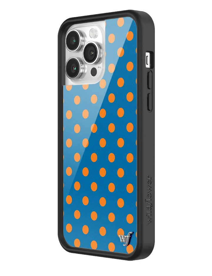 Polka Dot | Blue and Orange iPhone Case - Image 34