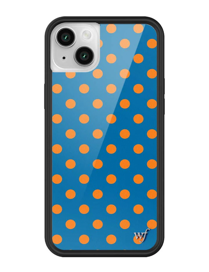 Polka Dot | Blue and Orange iPhone Case - Image 41