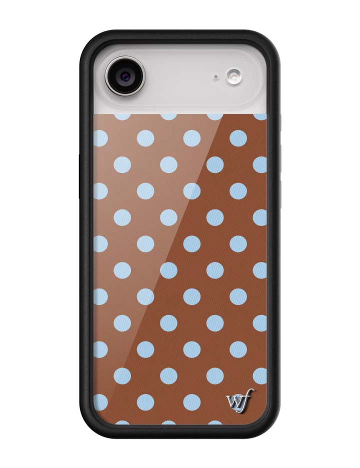 Polka Dot | Brown and Blue iPhone Case - Image 12