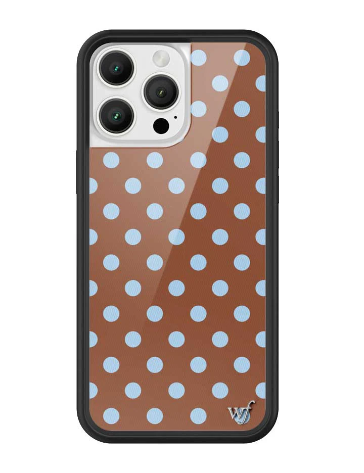 Polka Dot | Brown and Blue iPhone Case - Image 15