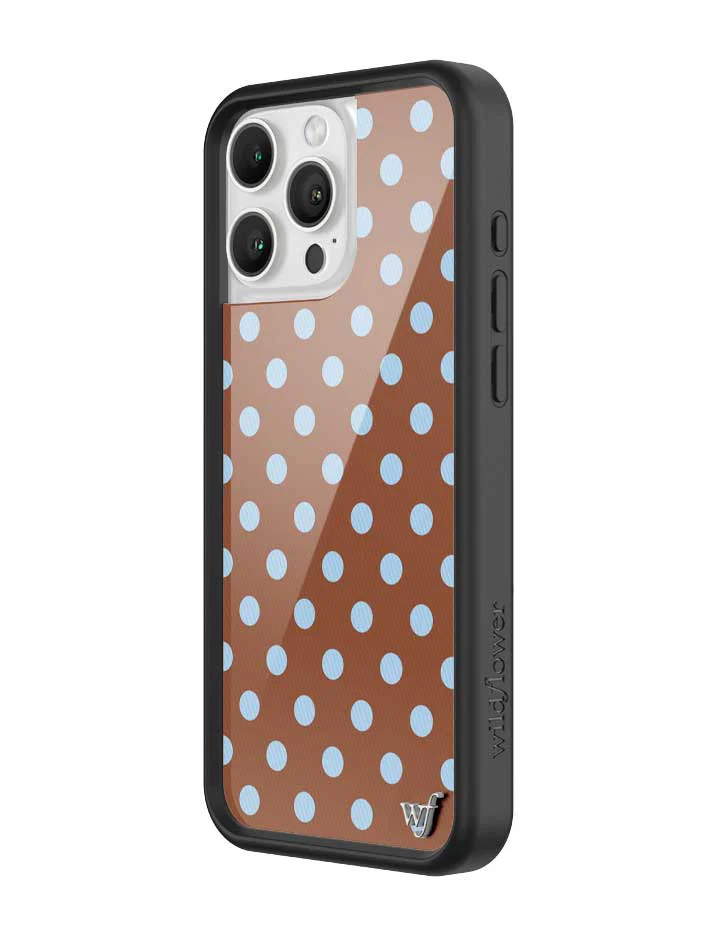 Polka Dot | Brown and Blue iPhone Case - Image 16