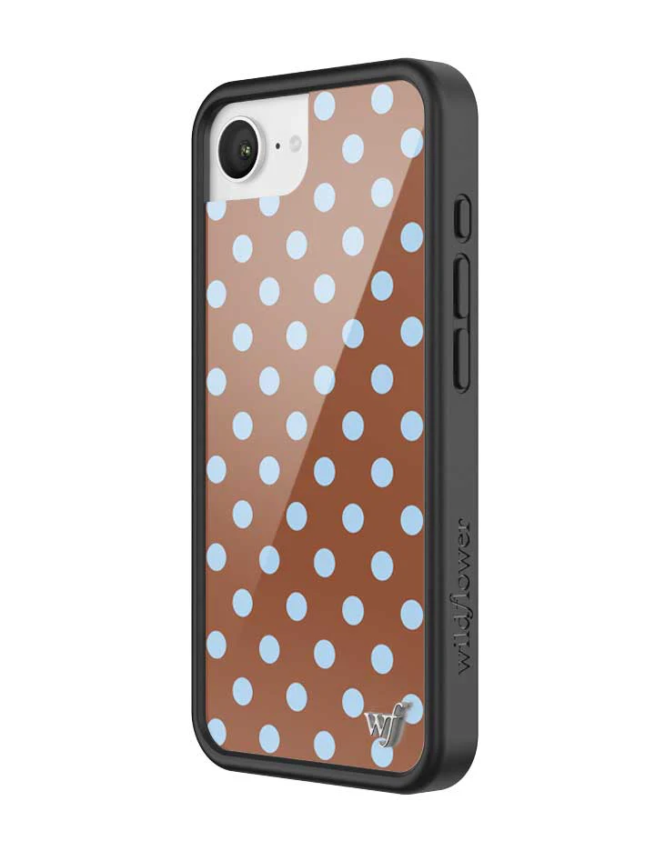 Polka Dot | Brown and Blue iPhone Case - Image 24