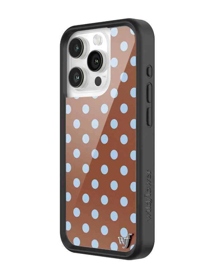 Polka Dot | Brown and Blue iPhone Case - Image 30