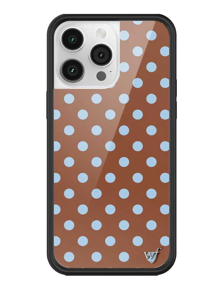 Polka Dot | Brown and Blue iPhone Case - Image 33