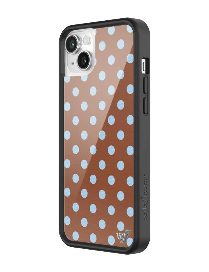 Polka Dot | Brown and Blue iPhone Case - Image 42
