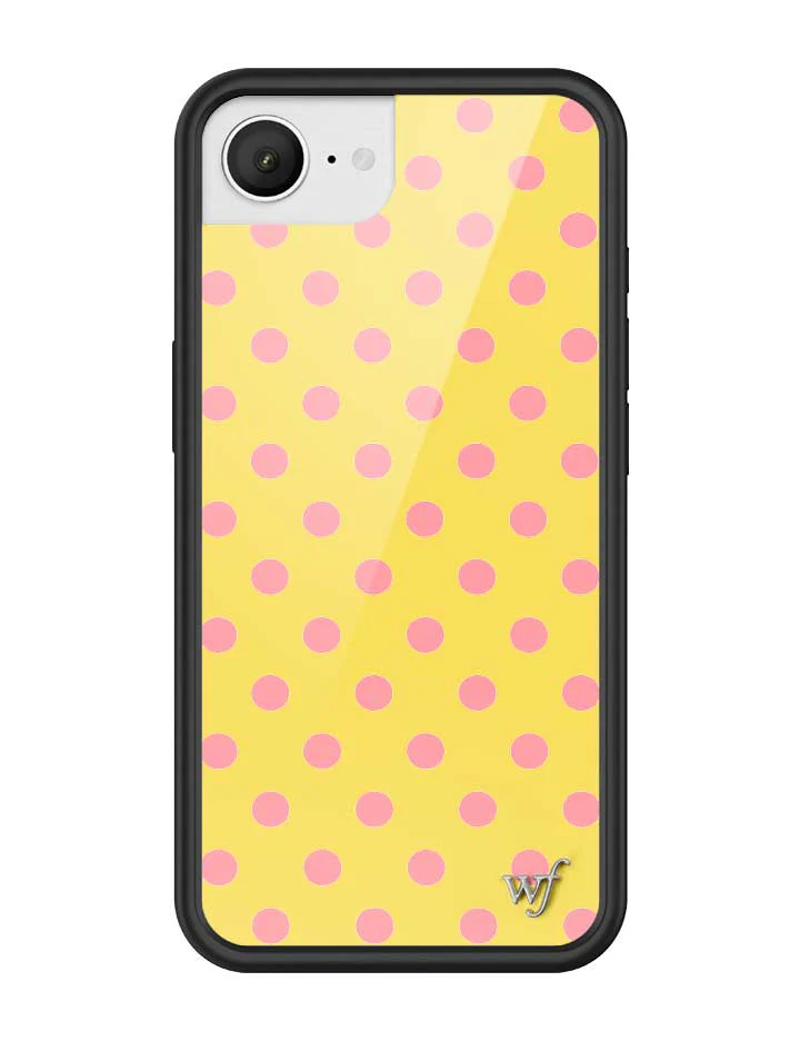Polka Dot | Yellow and Pink iPhone Case - Image 10