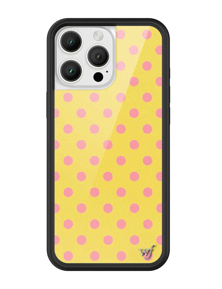 Polka Dot | Yellow and Pink iPhone Case - Image 15