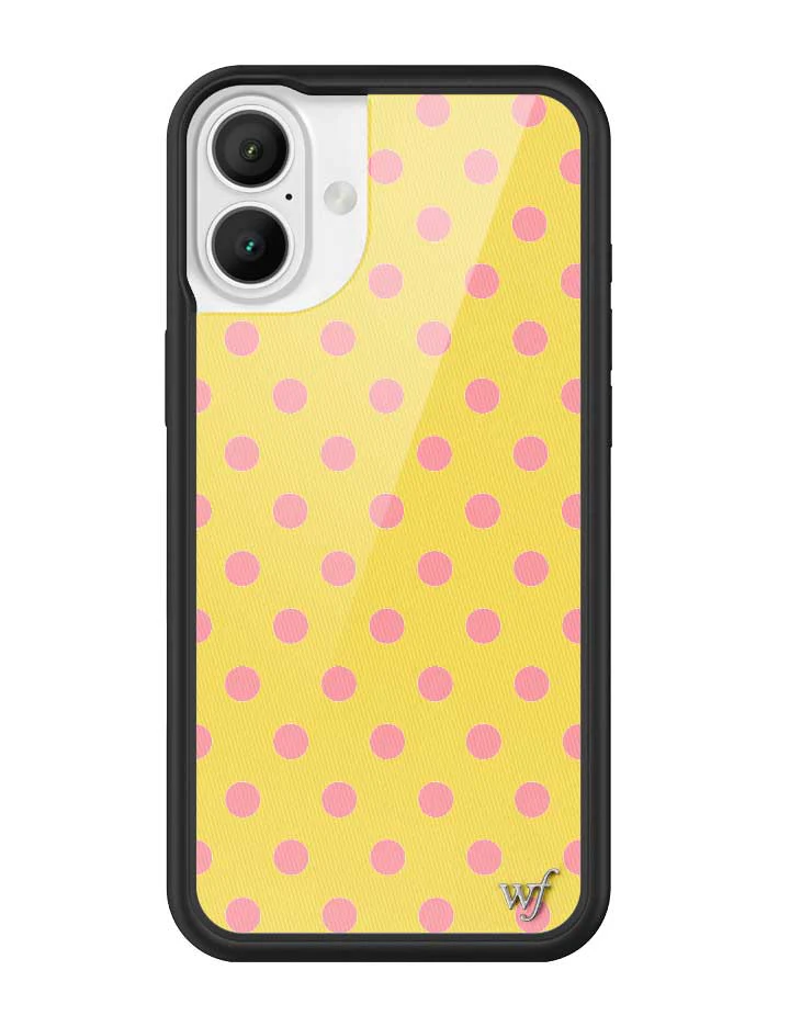 Polka Dot | Yellow and Pink iPhone Case - Image 17