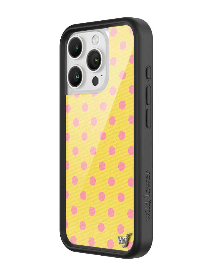 Polka Dot | Yellow and Pink iPhone Case - Image 20
