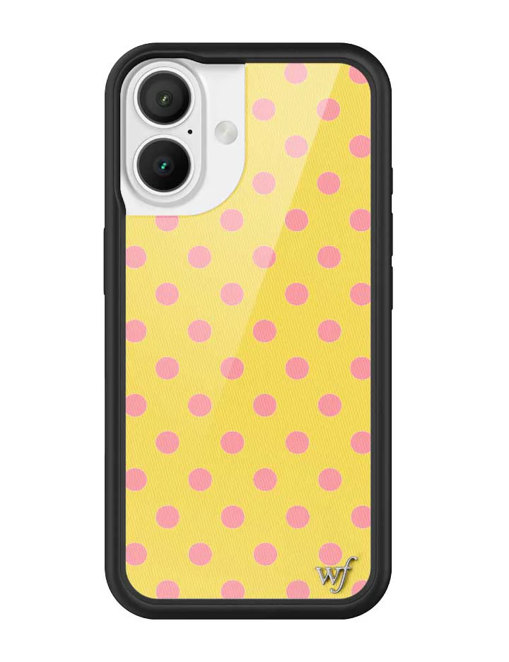 Polka Dot | Yellow and Pink iPhone Case - Image 21