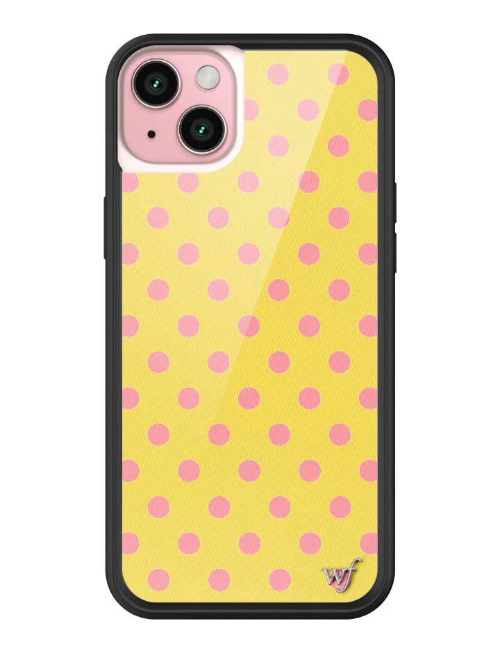 Polka Dot | Yellow and Pink iPhone Case - Image 27