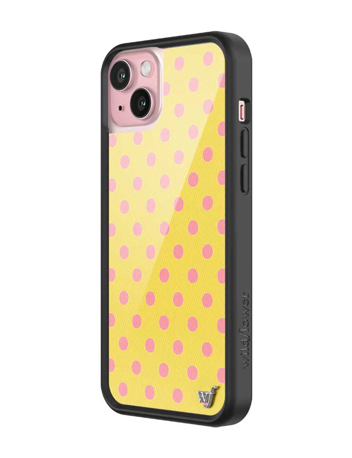Polka Dot | Yellow and Pink iPhone Case - Image 28