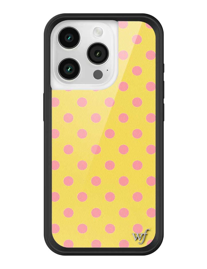 Polka Dot | Yellow and Pink iPhone Case - Image 29