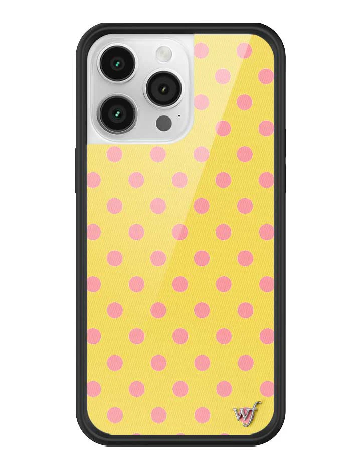 Polka Dot | Yellow and Pink iPhone Case - Image 33