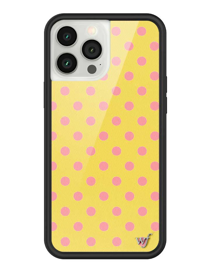 Polka Dot | Yellow and Pink iPhone Case - Image 39