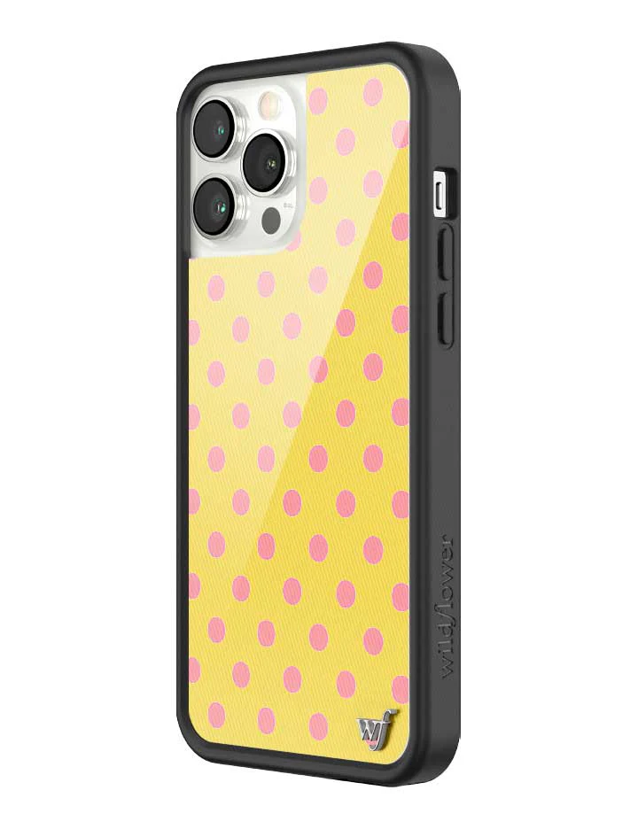 Polka Dot | Yellow and Pink iPhone Case - Image 40