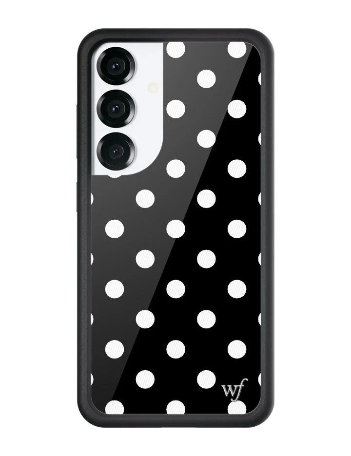 Polka Dot | Black and White Samsung Galaxy Case - Image 7
