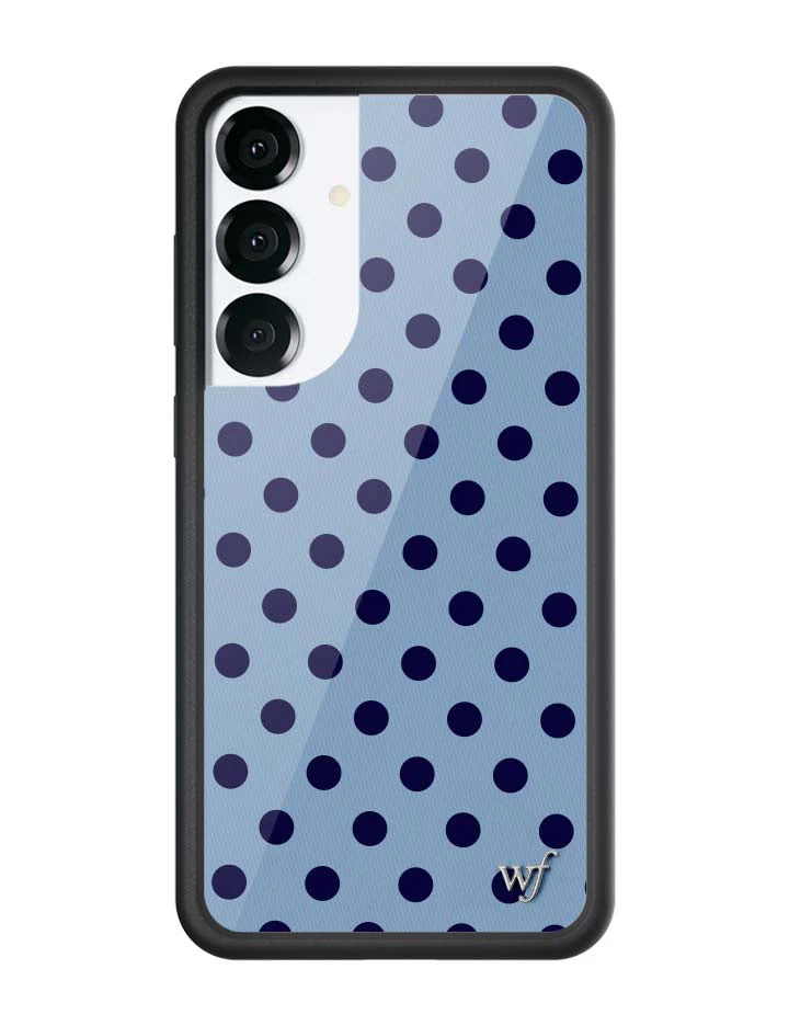 Polka Dot | Blue and Navy Blue Samsung Galaxy Case - Image 5