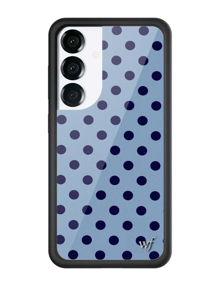Polka Dot | Blue and Navy Blue Samsung Galaxy Case - Image 7