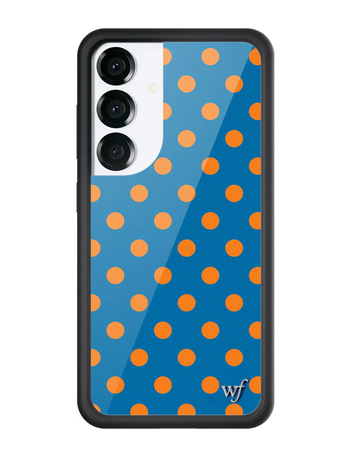 Polka Dot | Blue and Orange Samsung Galaxy Case - Image 7