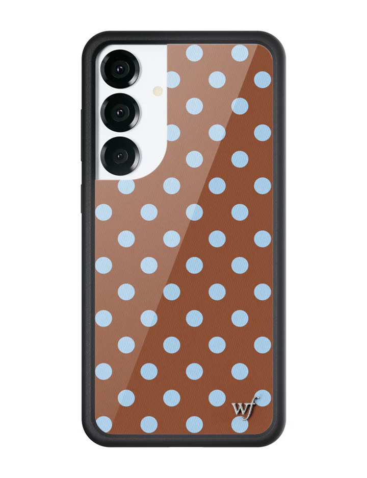 Polka Dot | Brown and Blue Samsung Galaxy Case - Image 5