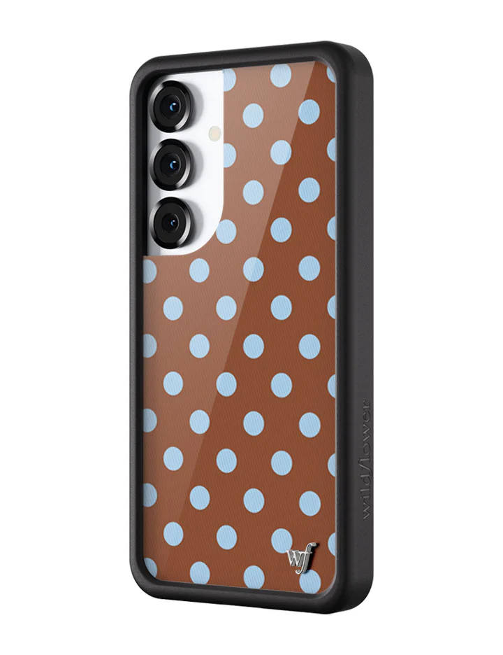 Polka Dot | Brown and Blue Samsung Galaxy Case - Image 8