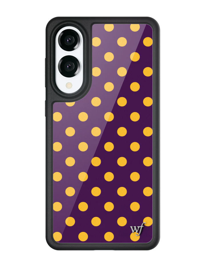 Polka Dot | Purple and Yellow Samsung Galaxy Case - Image 3