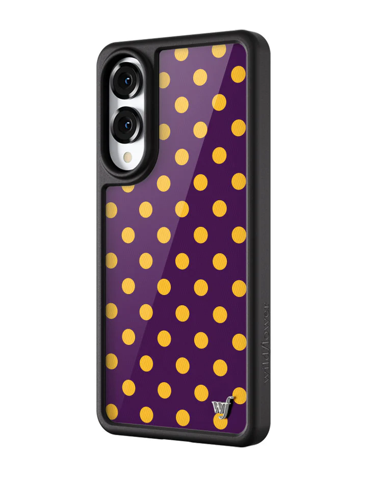 Polka Dot | Purple and Yellow Samsung Galaxy Case - Image 4