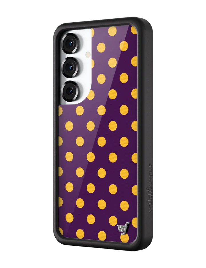 Polka Dot | Purple and Yellow Samsung Galaxy Case - Image 8