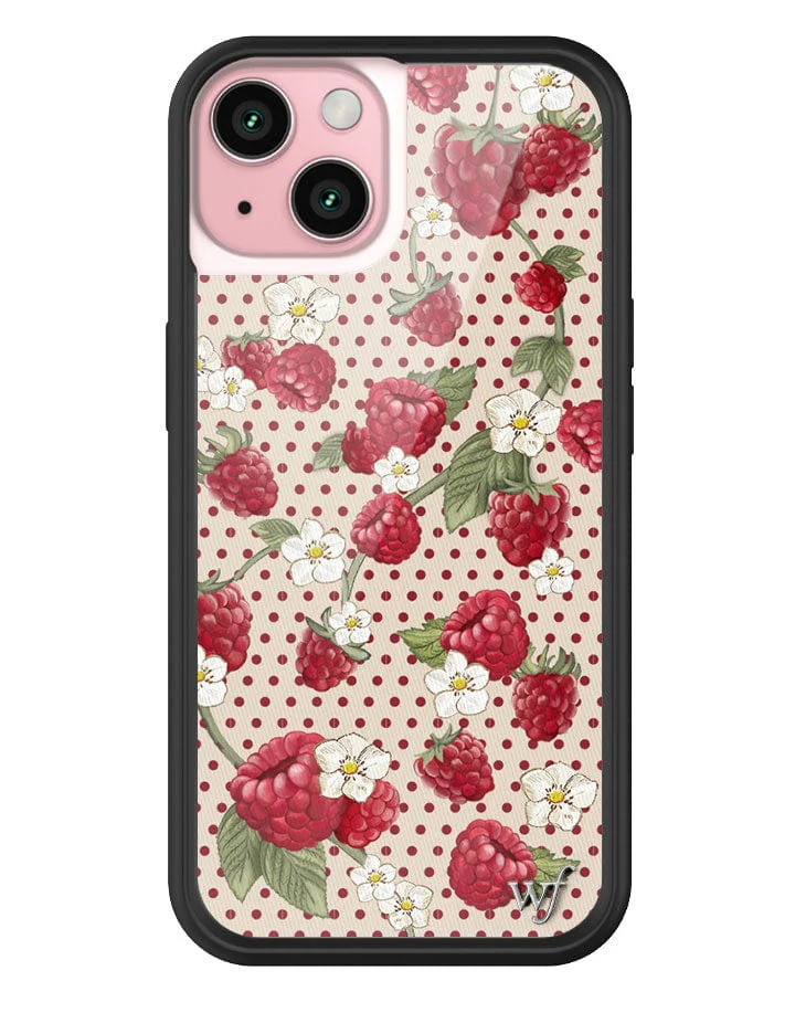 Raspberry Polka Dot iPhone Case - Image 7