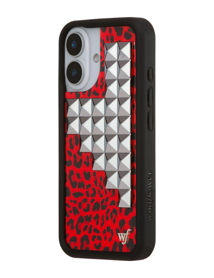 Red Meow Stud iPhone Case - Image 18
