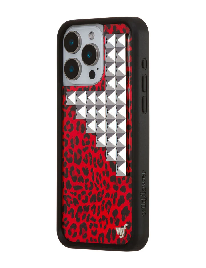 Red Meow Stud iPhone Case - Image 20