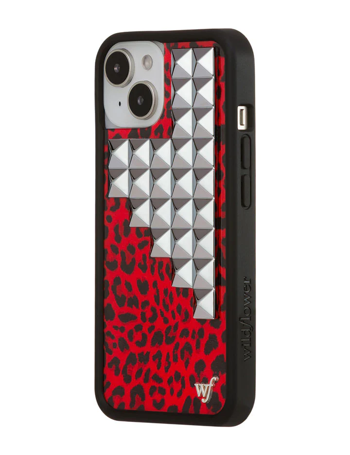 Red Meow Stud iPhone Case - Image 26
