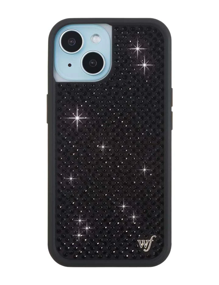 Rhinestone iPhone Case | Black - Image 24