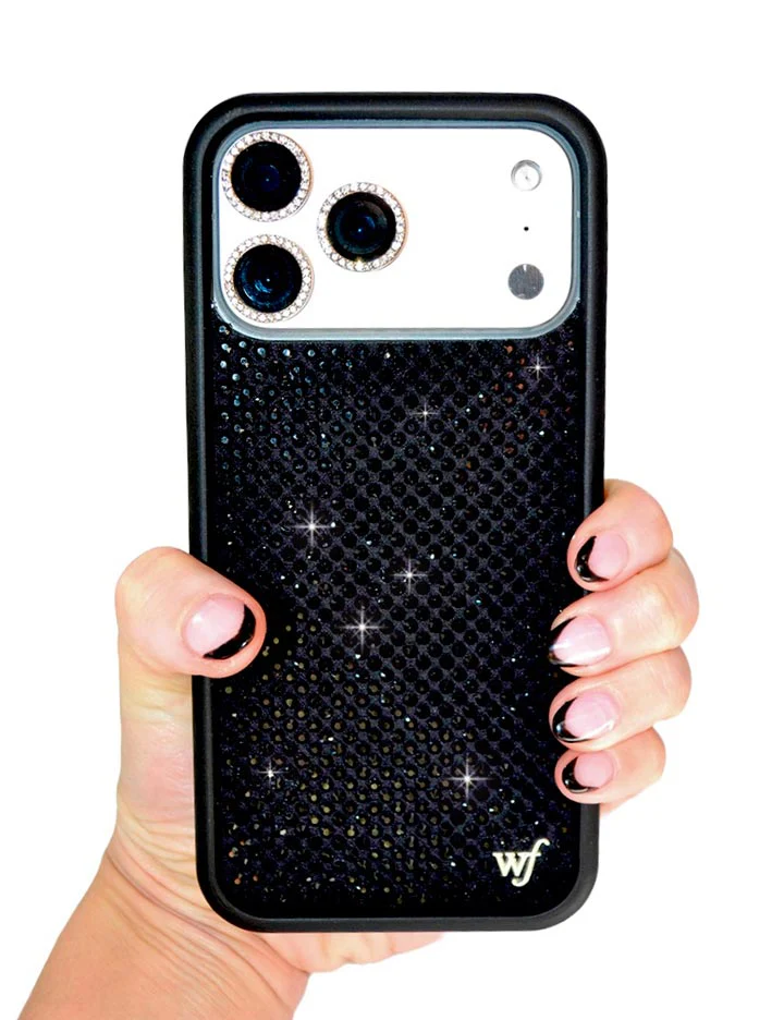 Rhinestone iPhone Case | Black - Image 34