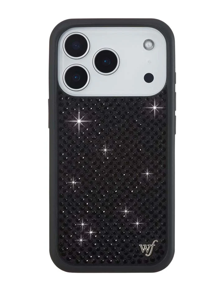 Rhinestone iPhone Case | Black - Image 4