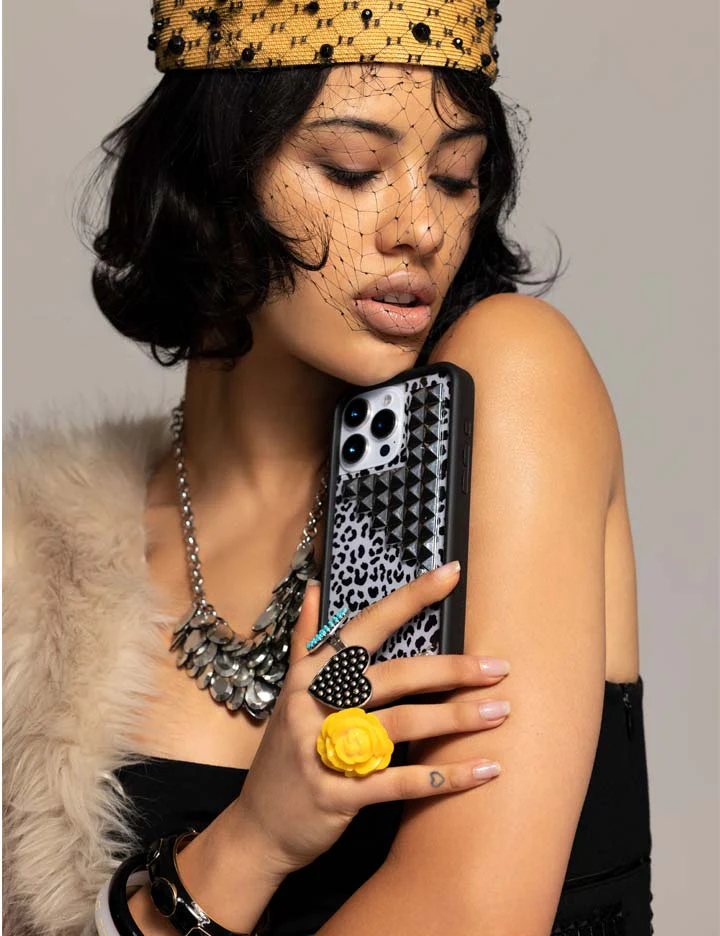 Snow Meow Stud iPhone Case - Image 34