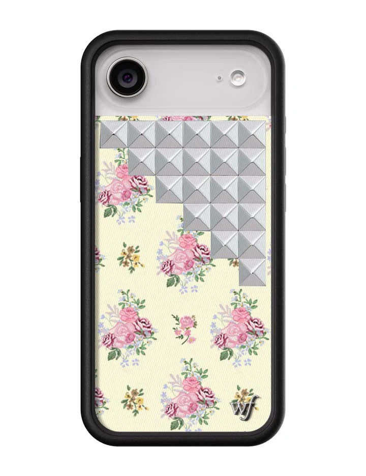 Vintage Floral Stud iPhone Case - Image 10