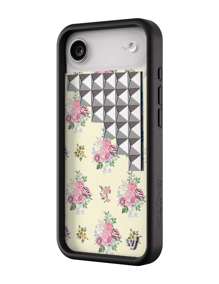 Vintage Floral Stud iPhone Case - Image 11