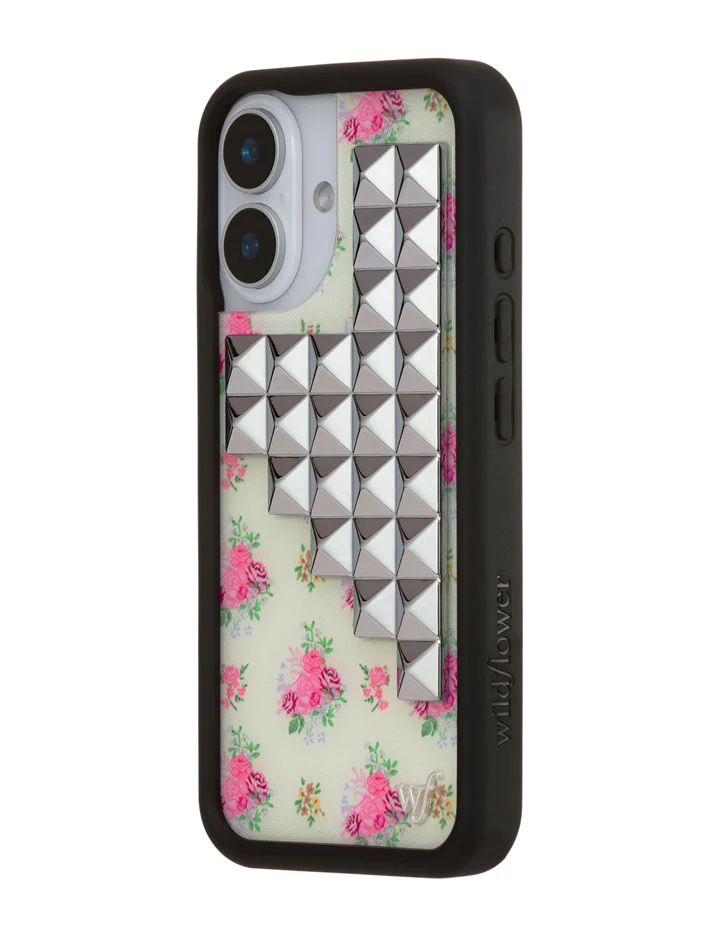 Vintage Floral Stud iPhone Case - Image 18