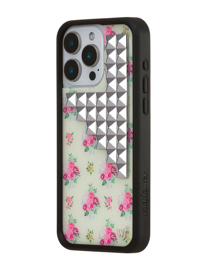 Vintage Floral Stud iPhone Case - Image 20