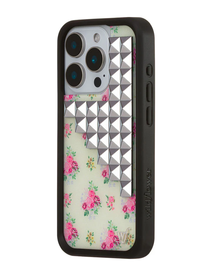 Vintage Floral Stud iPhone Case - Image 22