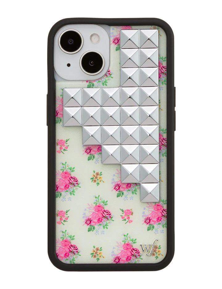 Vintage Floral Stud iPhone Case - Image 27