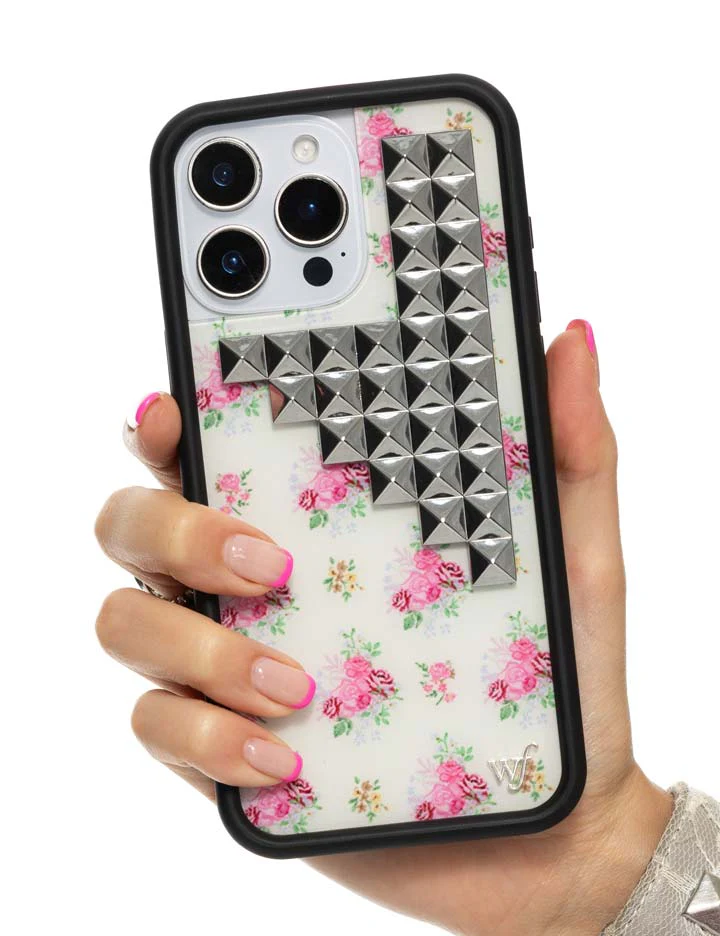 Vintage Floral Stud iPhone Case - Image 29
