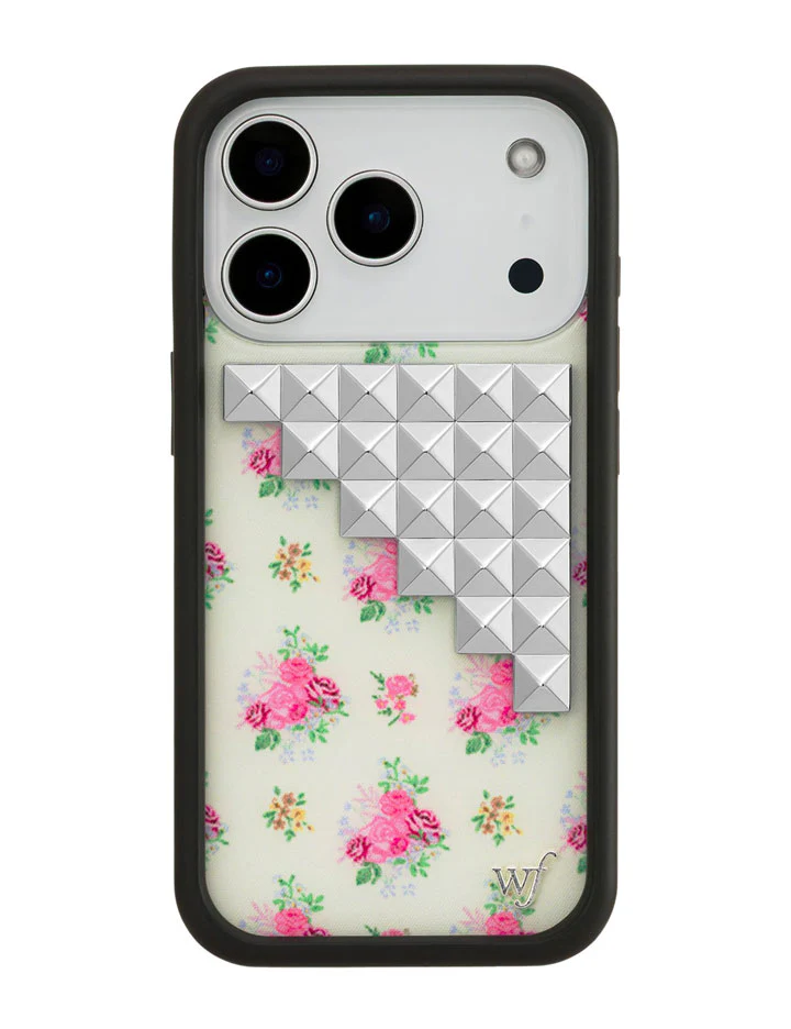 Vintage Floral Stud iPhone Case - Image 4