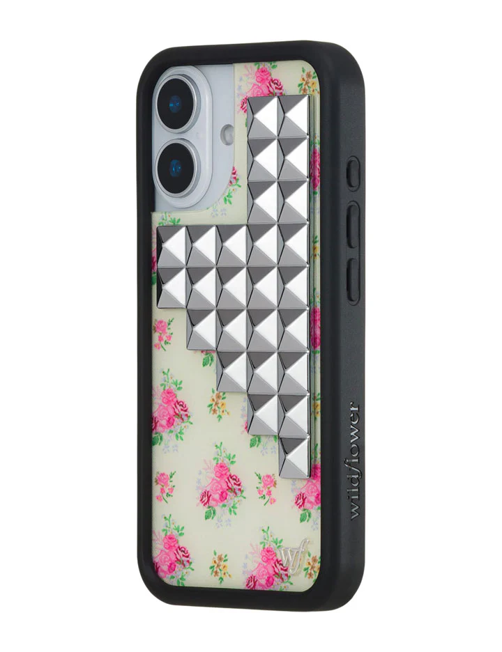 Vintage Floral Stud iPhone Case - Image 8